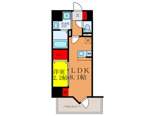 MODERN PALAZZO江坂AXIAの物件間取画像